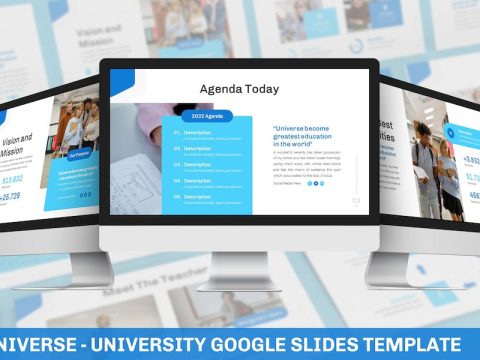 Universe - University Google Slide Template BYKJU9W