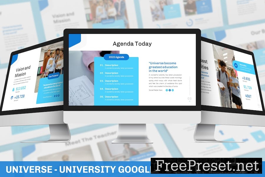 Universe - University Google Slide Template BYKJU9W