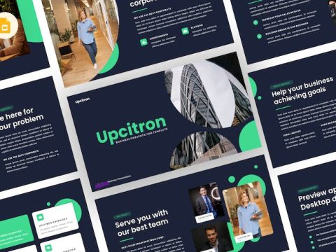 Upcitron - Business Google Slides Template P22FUEN