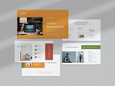 Uwola : Pitch Deck Business Google Slides Template 58HN9ZE