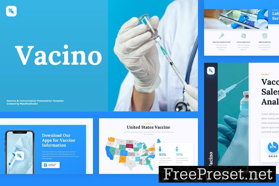 Vacino - Vaccine Google Slides Template U89RRLB