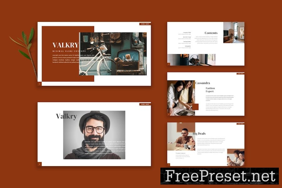 Valkry - Google Slide Template C3T4H3S