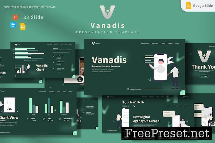 Vanadis GoogleSlide Business Proposal Presentation JNKAK6F