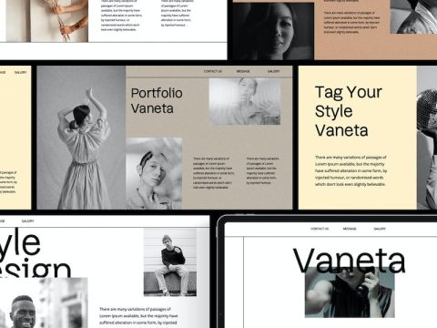 Vaneta - Google Slide Presentation Template KFCFJ6B