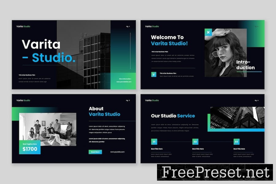 Varita Studio - Creative Google Slide Template Y5XHGPY