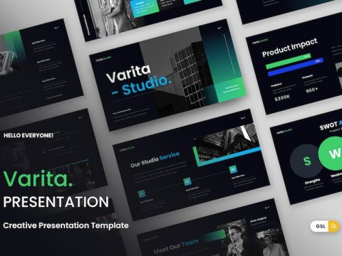 Varita Studio - Creative Google Slide Template Y5XHGPY