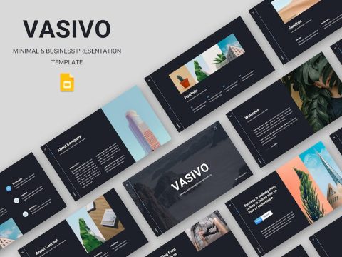 Vasivo - Minimal Creative Business Google Slide SGFUK6R