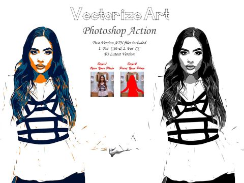 Vectorize Art Photoshop Action 10263710