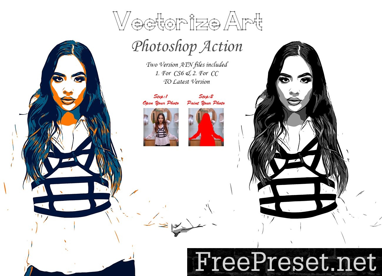 Vectorize Art Photoshop Action 10263710