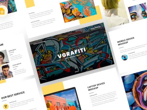 Vgrafiti - Grafitti Google Slides Template