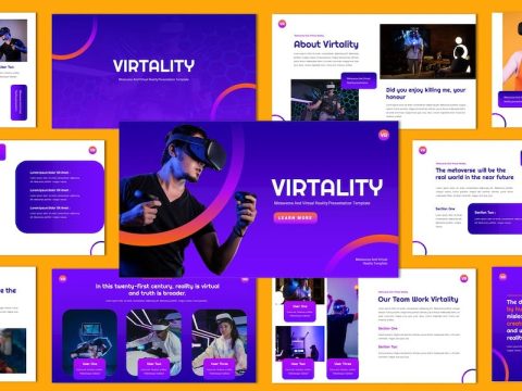 Virtality - Virtual Reality Google Slides Template HHTGRYW