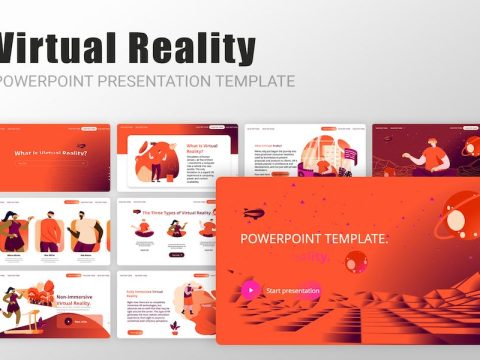 Virtual Reality Powerpoint Illustrations TCFJNRT