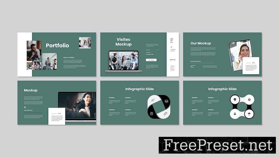 Visitec - Business Presentation Google Slide W27N63H