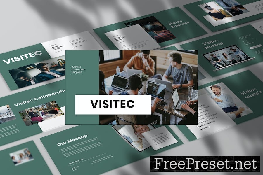 Visitec - Business Presentation Google Slide W27N63H