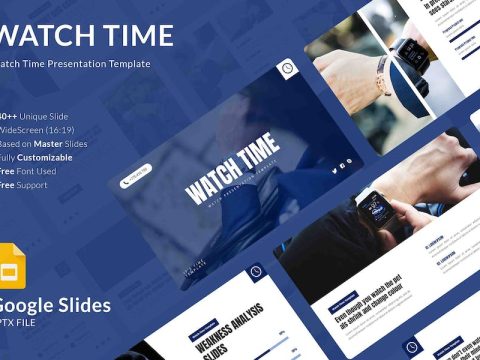 Watch Time - Watch Product Google Slides Template 9HNMYEJ