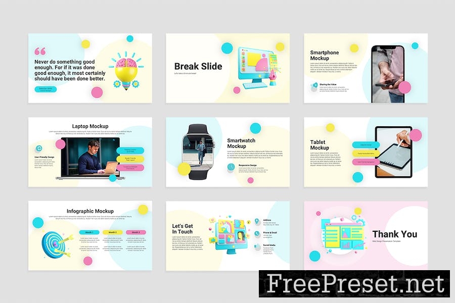 Web Design Slides Presentation Template P4PKYVJ