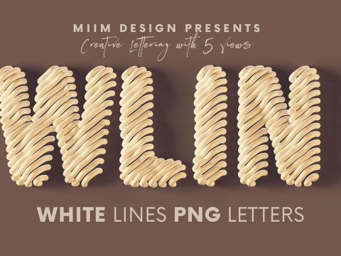 White Lines - 3D Lettering 10301798