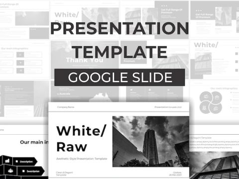 White Raw – Google Slides Presentation Template LHW4ESJ