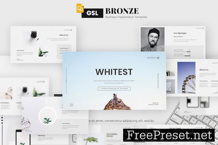 Whitest Creative Business Presentation Template 5WE8Z9A