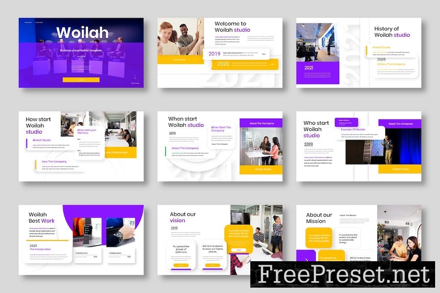 Woilah - Business Google Slide Template VNPVG82