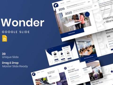 Wonder - Business Google Slide Template YY77G76