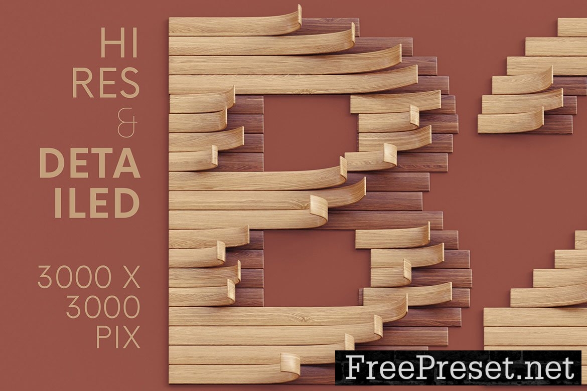 Wooden Art - 3D Lettering 10300096