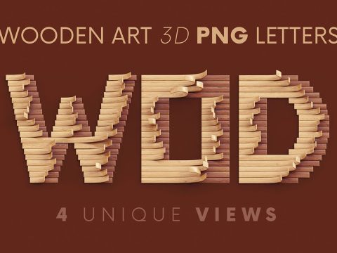 Wooden Art - 3D Lettering 10300096