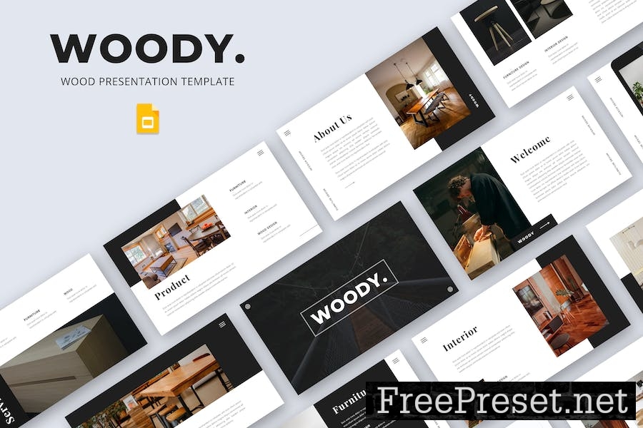 WOODY - Google Slide Presentation Template YTHG6YC