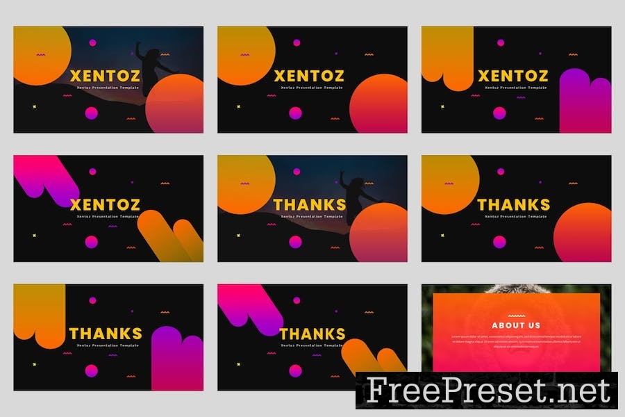 Xentoz - Creative Google Slides Template VJDAZ37