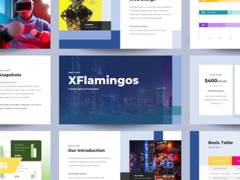 XFLAMINGOS - Creative Agency Google Silde 001