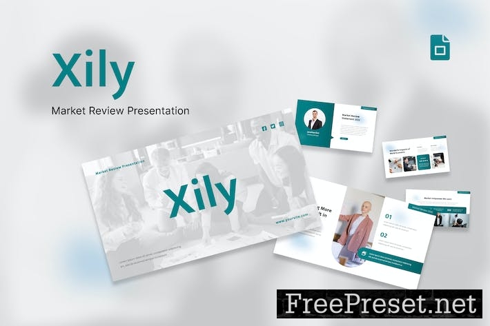 Xily - Market Review Google Slides Template MM83MNU