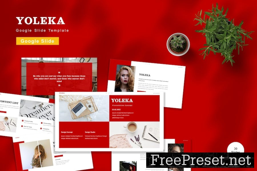 Yoleka - Google Slide Template TEKWPN9