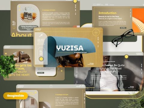 Yuzisa - Aesthetic Googleslide Template Z95T235