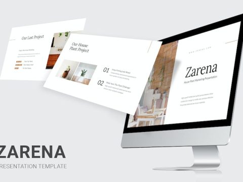 Zarena - House Plant Google Slides Template SF37E8N