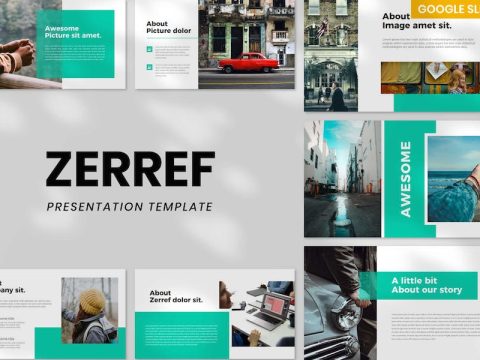 Zerref Business Presentation Template D73D6SB