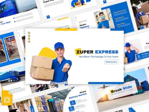 Zuper - Express Delivery Google Slide Template 4KZKJA6