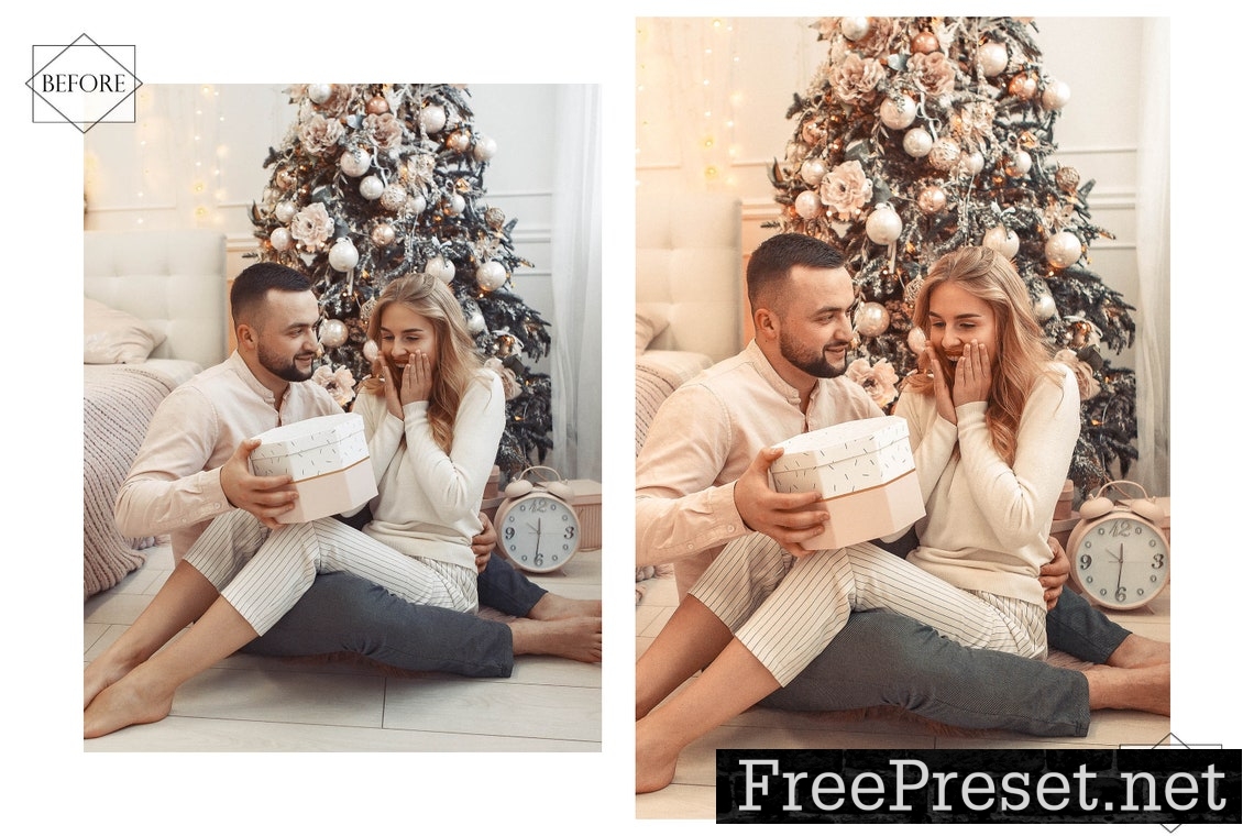 12 Christmas Cheer Lightroom Presets