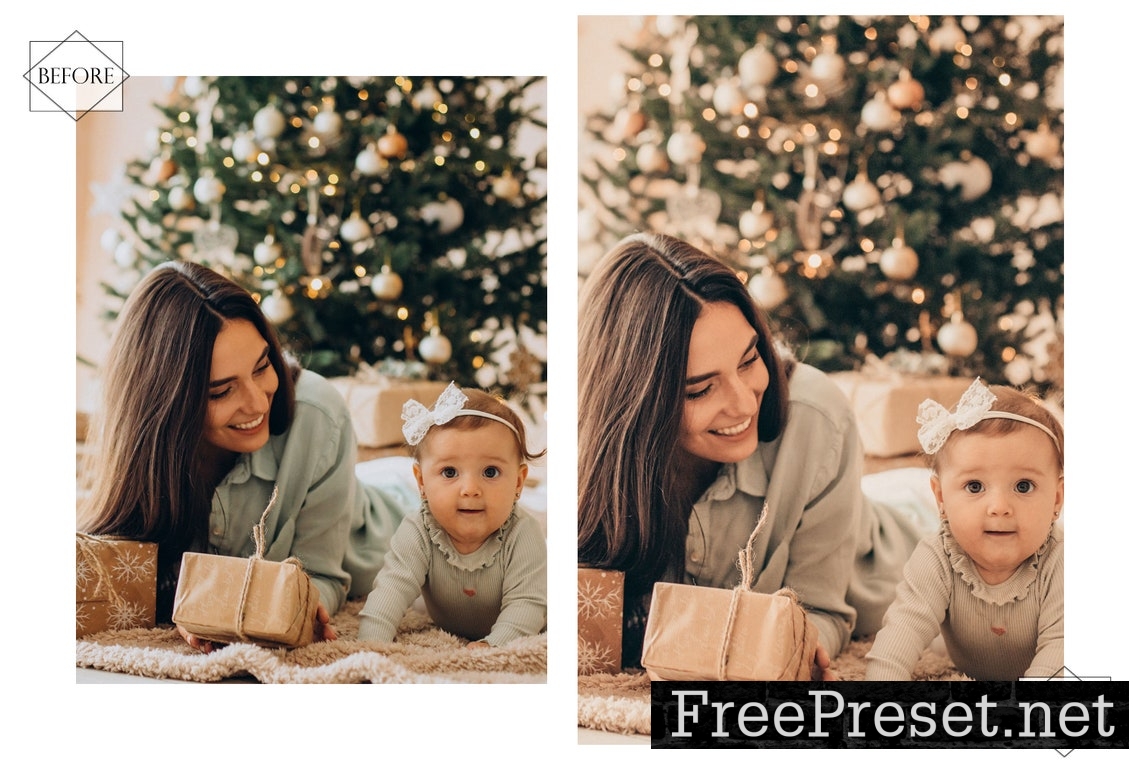 12 Christmas Cheer Lightroom Presets