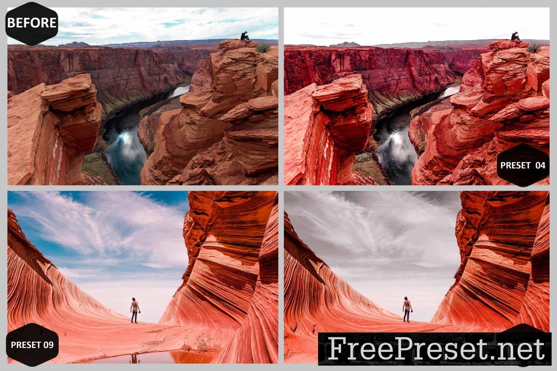 12 Desert Painting Photoshop Actions