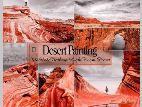 12 Desert Painting Photoshop Actions