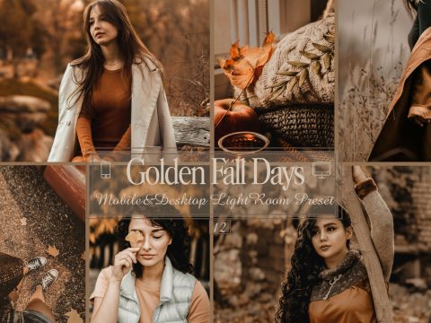 12 Golden Fall Days Lightroom Presets