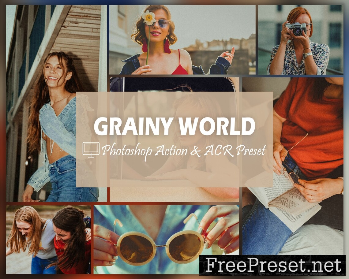 12 Grainy World Photoshop Actions