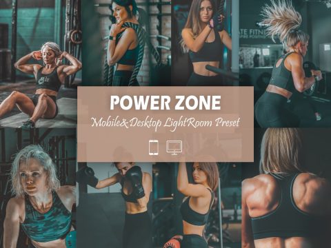 12 Power Zone Photoshop Actions and ACR