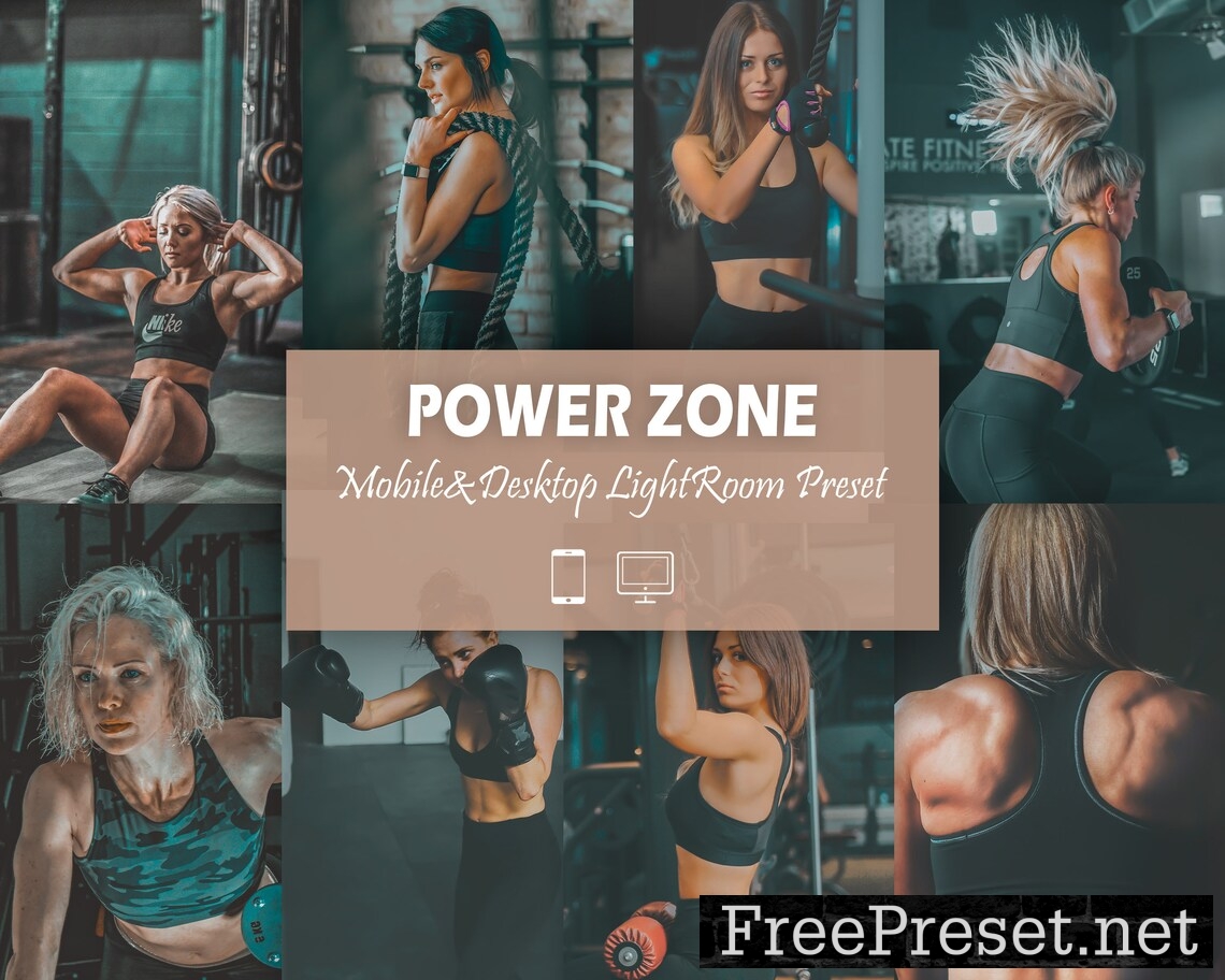 12 Power Zone Photoshop Actions and ACR