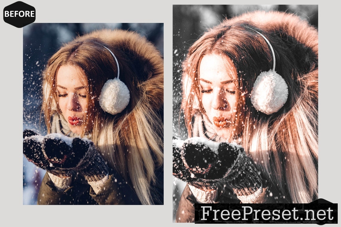 12 Winter Wonder Photoshop Actions