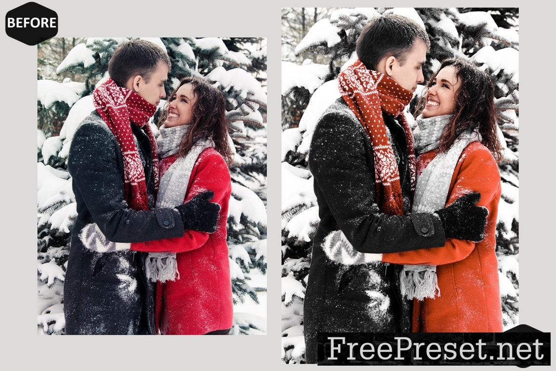 12 Winter Wonder Photoshop Actions