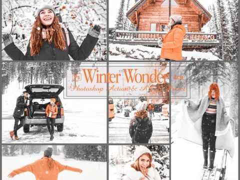 12 Winter Wonder Photoshop Actions