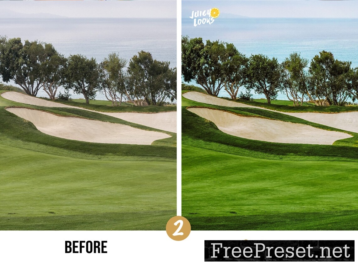 7 Golf Lightroom Presets Photoshop