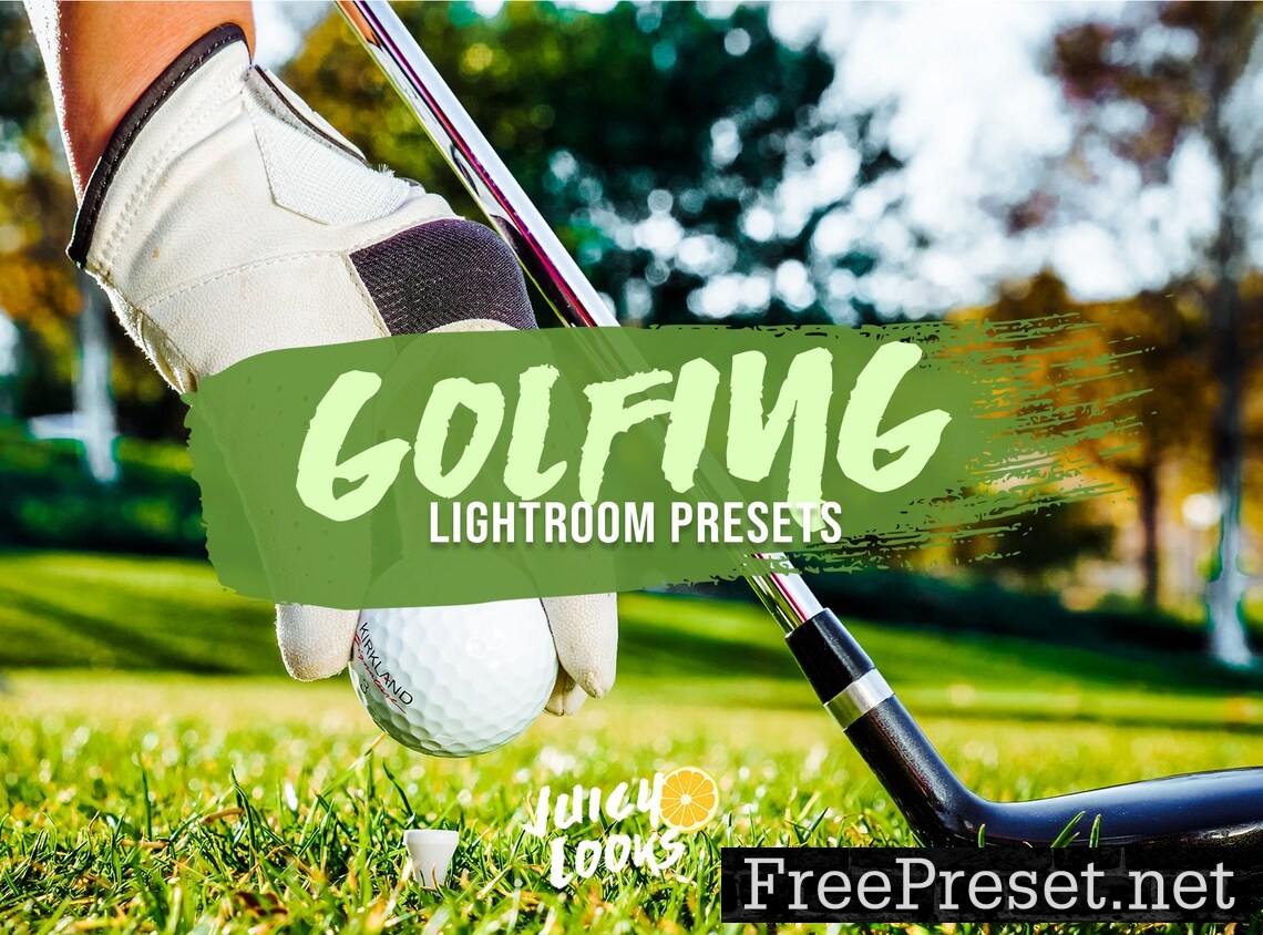 7 Golf Lightroom Presets Photoshop