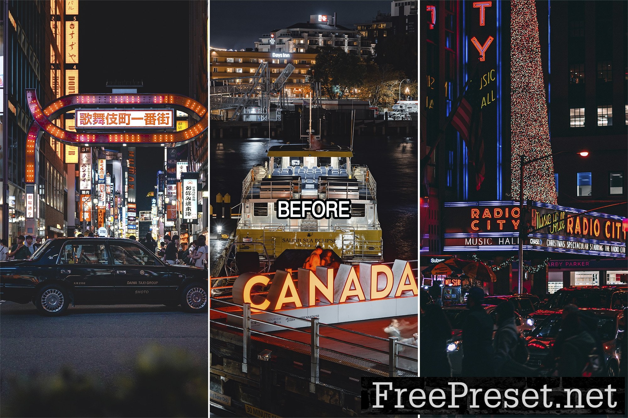 9 Night Lights Lightroom presets 10356468